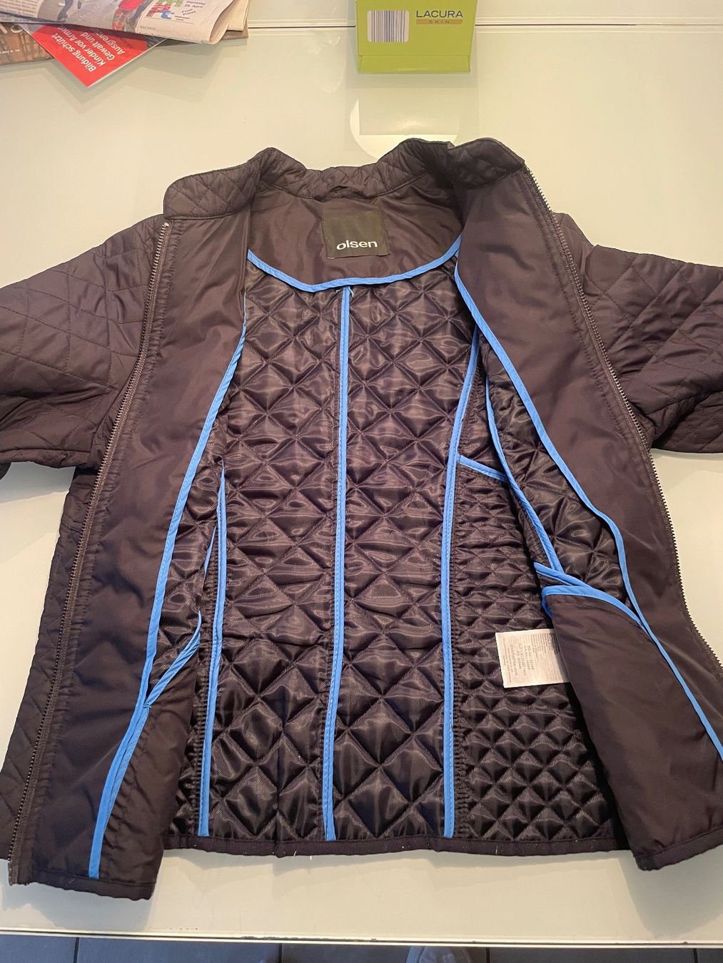 Jacken: Damen jacke gr. 40 d blau OLSEN gesteppt – Gebraucht aus Pfeffingen von Purzzeli 3