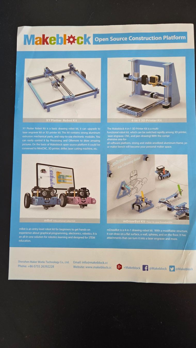 Kit di costruzioni: Makeblock mDrawBot Kit | 4-in-1 Zeichen-Roboter Bausatz – Usato da Zürich venduto da pixelixi 4