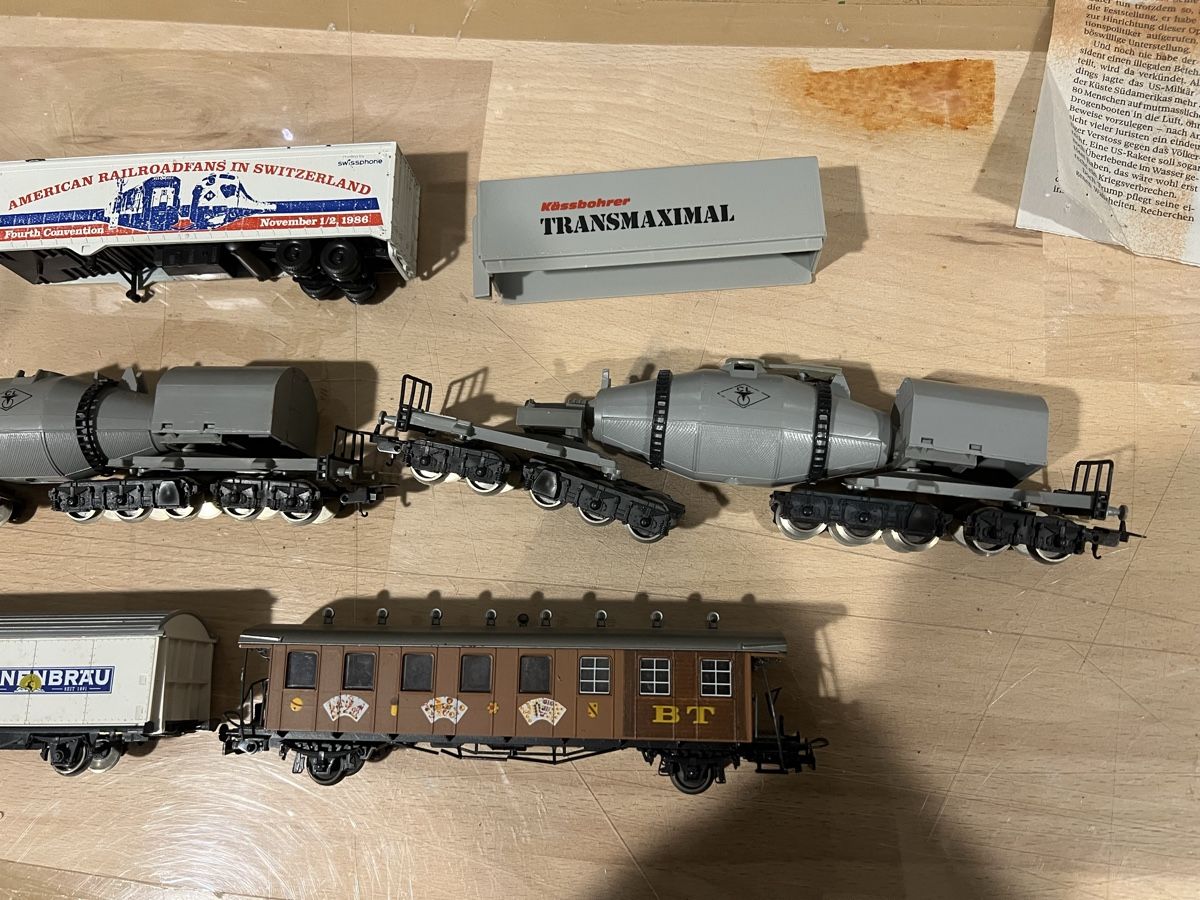 Modellini di ferrovie: Div Güterwagen – Usato da Dübendorf venduto da Troggy 4