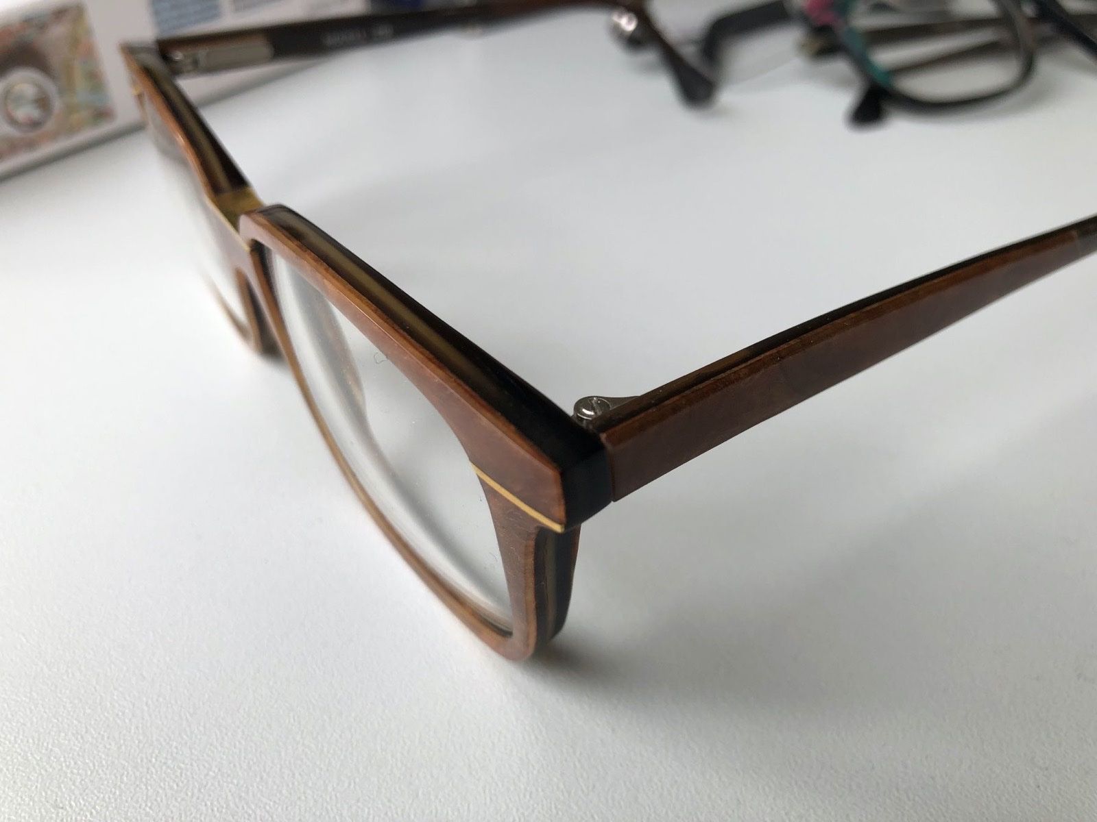 Occhiali & Lenti: Nomis Büffelhorn Brille, Modell 219 – Nuovo (secondo la descrizione) da Horgen venduto da Optimax 3