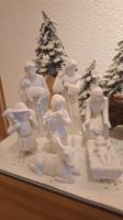 Krippenfiguren Enesco Krippe, 7-teilig, aus Sri Lanka, 1986!