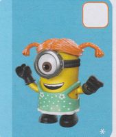 MEGA CONSTRUX FIGURE MINIONS SERIE 12 PIGTAIL GIRL FIGURE