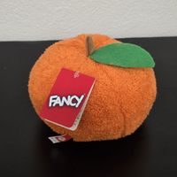 Plueschkürbis Orange FANCY Neu mit Etikett