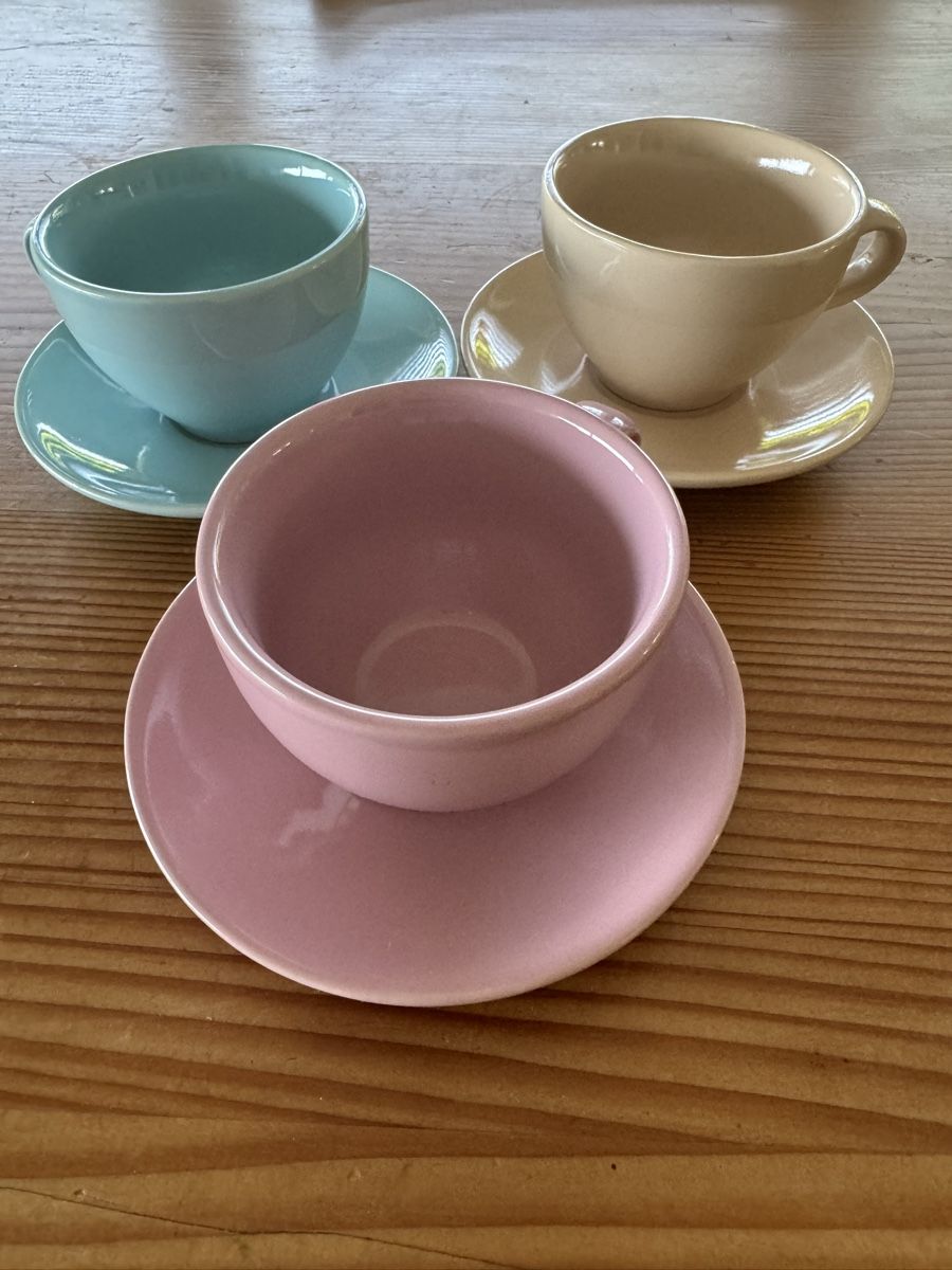 Tassen: Kaffeetassenset 6er Set farbig  – Gebraucht aus Lanzenhäusern von Galaa