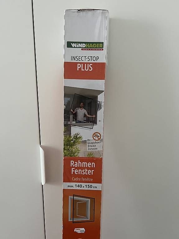 Griglie e Inferriate: Windhager Insect-Stop Plus Fensterrahmen max. 140x150 cm – Nuovo e nell'imballaggio originale da Frauenfeld venduto da nu_fe