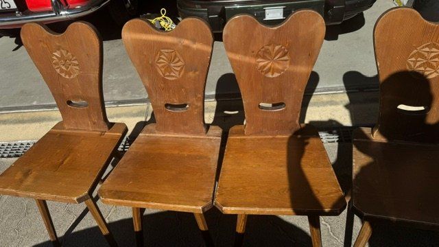 Chaises: 2 SEDIA ENGADINA ANNI 60 – D'occasion à Davesco-Soragno par kappas 9