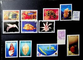 NOUVELLE CALÉDONIE TIMBRES NEUFS 1988-94. 21.80 EUROS /MAI96