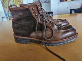Herren Stiefel S. Moritz Leder gefüttert Grösse 43