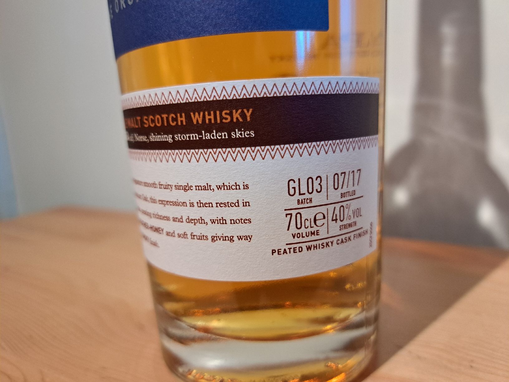 Scapa Spirituosen: Scapa Glansa Batch GL03 offene Flasche  – Gebraucht aus Brittnau von Prorex 1