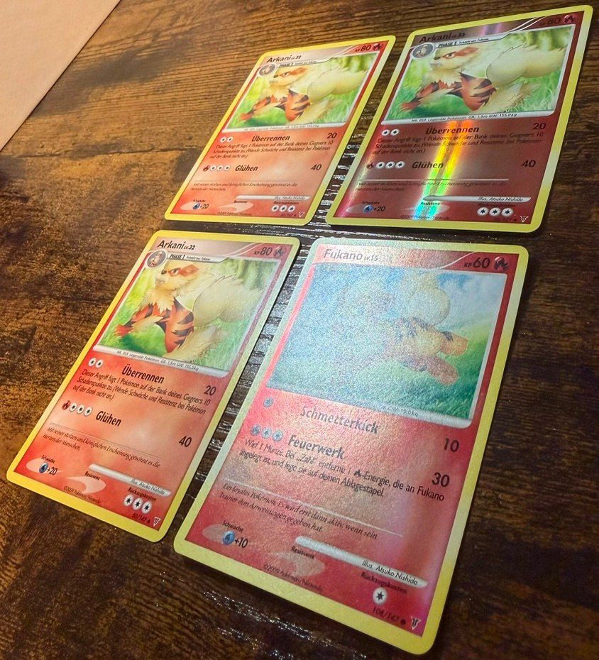 Pokémon Carte collezionabili: Arkani & Fukano Bundle / 50 & 108 – Usato da Zürich venduto da PEACECOCOON 1