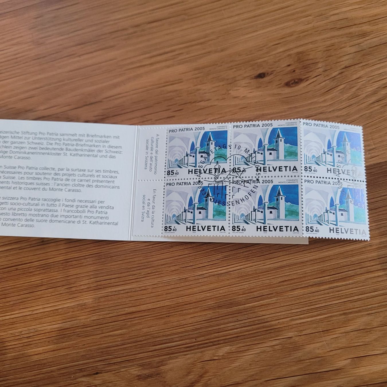 Tous les timbres: Markenheftchen Carnet De Timbre Pro Patria 2005 – D'occasion à Biel/Bienne par Destockweb 1