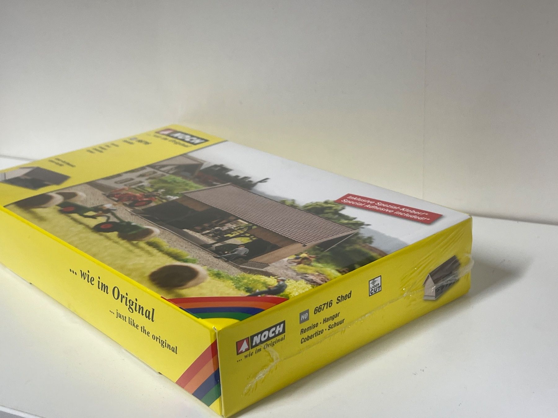 Noch Modellini di ferrovie: Noch 66716 Remise LASER CUT H0 – Nuovo e nell'imballaggio originale da Neuenhof venduto da ludovicco 1