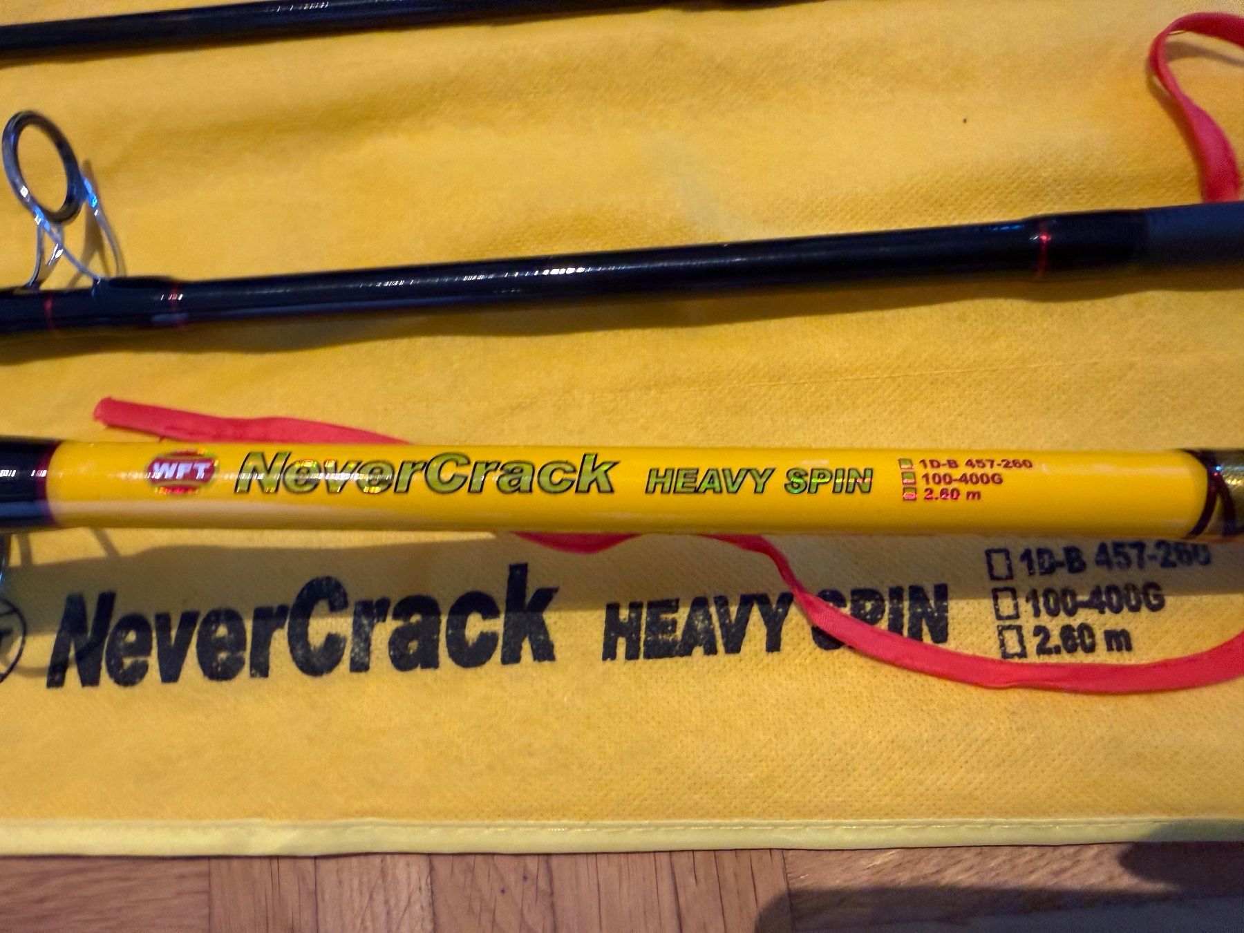 Canne da pesca: WFT NeverCrack Heavy Spin 2.6m 100-400g – Nuovo e nell'imballaggio originale da Rorbas venduto da SimS0n 1