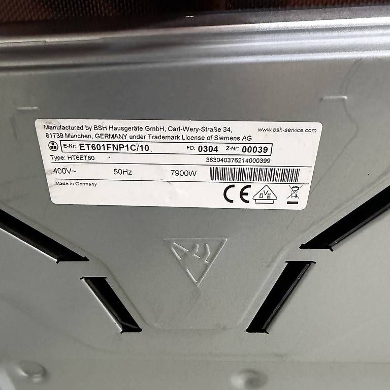 Siemens Herde: Kochfeld Siemens – Gebraucht aus Künten von buli76 1