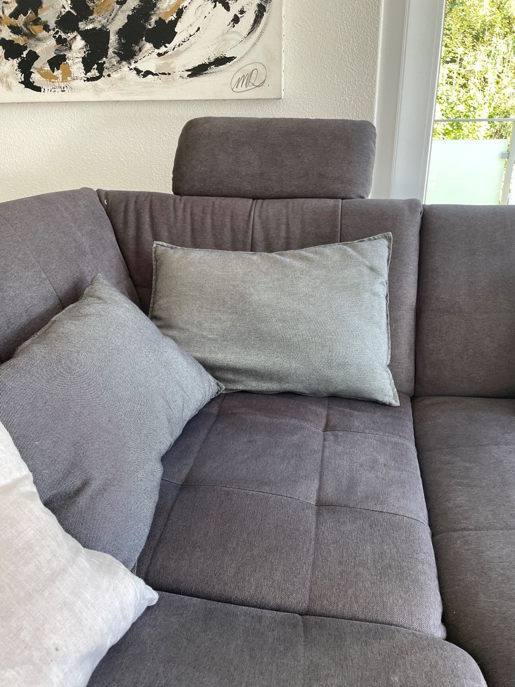 Divani: Sofa mit beistell Sitz/ Box Anthrazit – Usato da Auenstein venduto da moin. 4