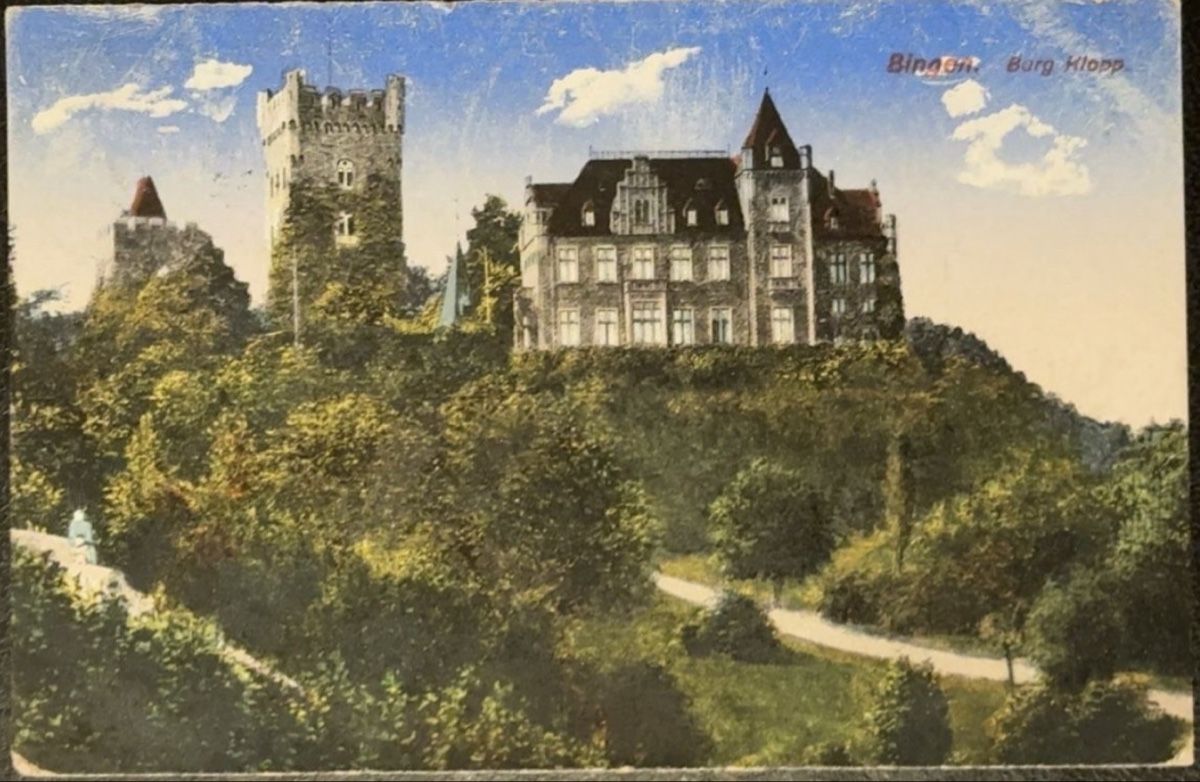 Cartoline postali: Ansichtskarte Bingen.a.Rh., 30.7.1922 – Usato da birsfelden venduto da tim0444 1