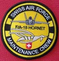 SWISS AIR FORCE F/A-18 Hornet MAINTENCE CREW ohne Klett