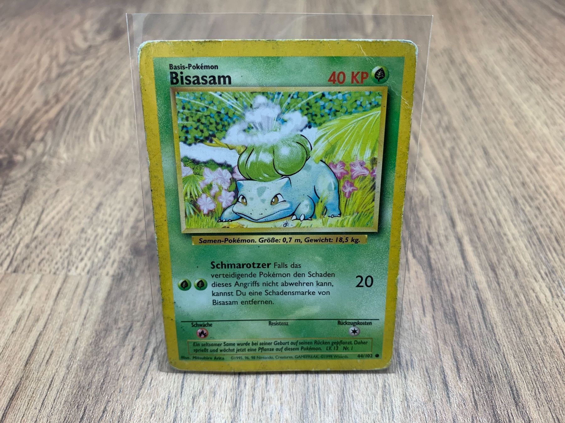 Pokémon Carte collezionabili: Pokemon Base set Bisasam 44/102 – Usato da Hallau venduto da R.R.91