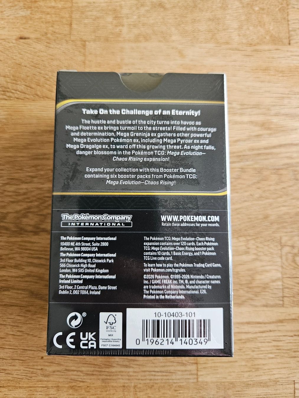 Pokémon Carte collezionabili: Pokemon Mega Evolution Chaos Rising Booster Bundle Englisch – Nuovo e nell'imballaggio originale da Zürich venduto da simi17 2