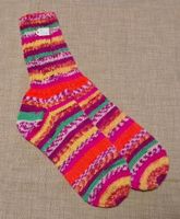 Gestrickte Socken für Wollallergiker Gr. 39/40