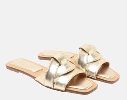 ⚜️ "Mia & Jo" Luxury Sandalen, Gr.38, gold - NEU statt 109.-