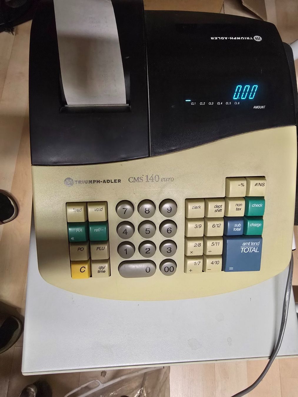 Registratore di cassa: Registrierkasse CMS 140 – Usato da Winterthur venduto da Remoremo 3