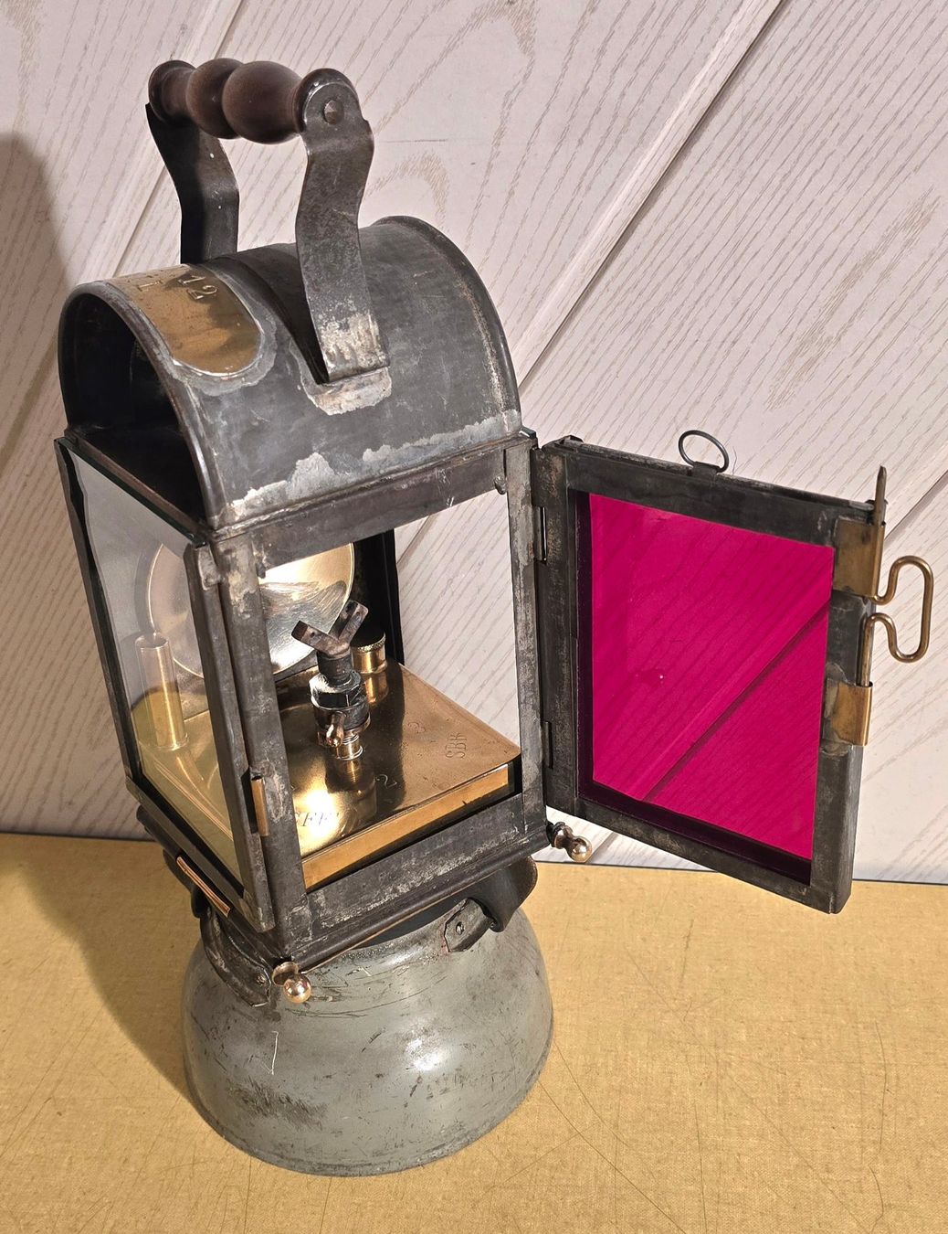 SBB/CFF/FFS Lampes anciennes: SBB - "ORIGINALKARBITLAMPE" - Bahnmeister 12 WIL – D'occasion à Biel/Bienne par Fischhene 1