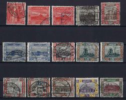 Briefmarken aus dem Saargebiet 1921 gest.