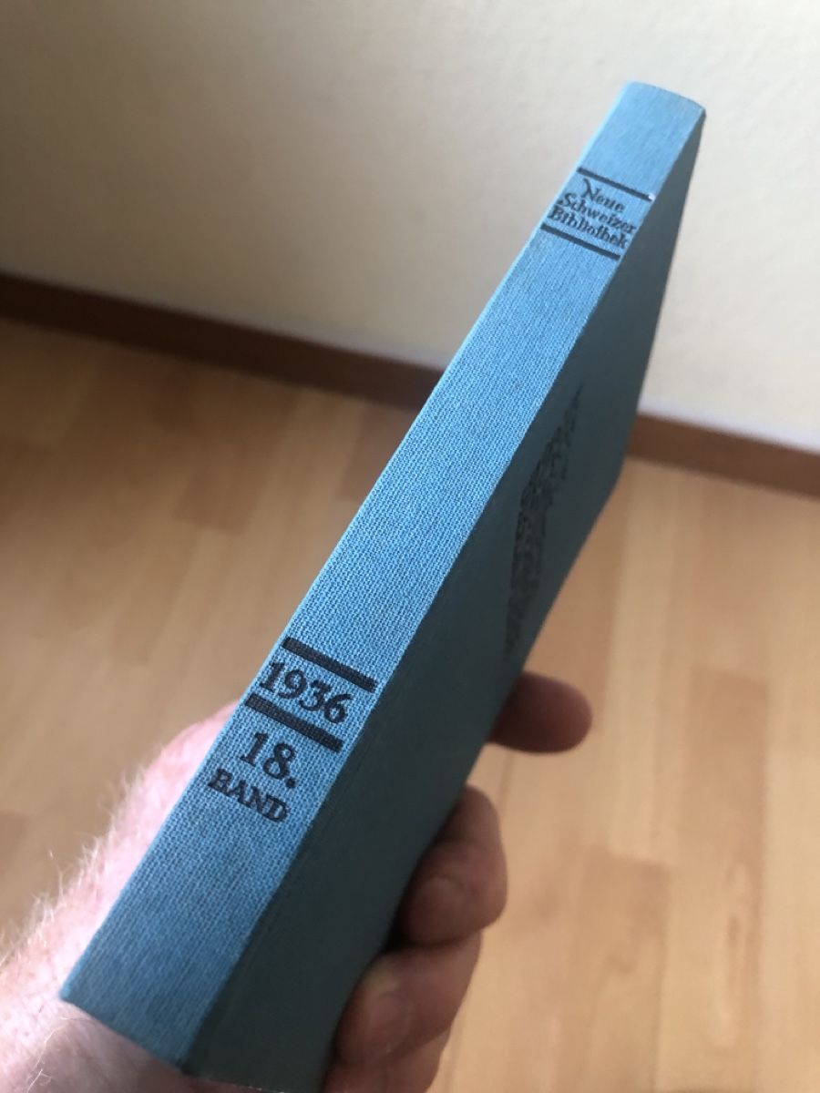 Libri: Neue Schweizer Bibliothek 1936 – Usato da Oberengstringen venduto da Affeier0 1