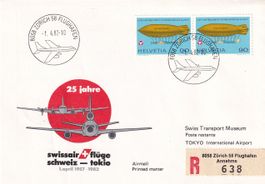 Zürich - Tokio (25 Jahre SR-Flüge in den Fernen Osten) 1982