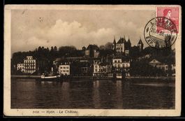AK Nyon, Le Château, 1908
