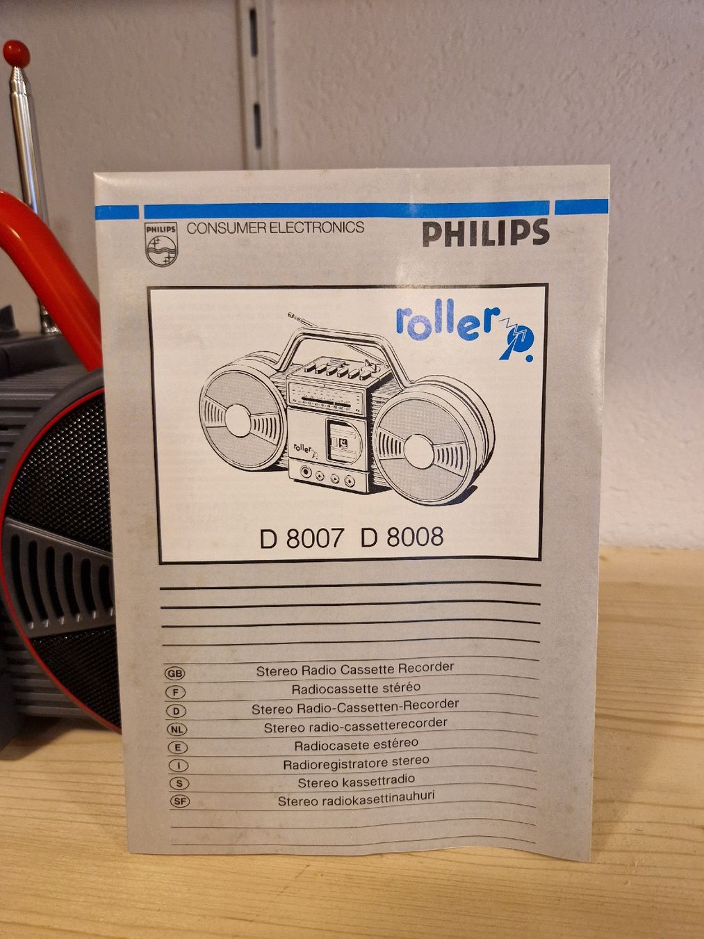 Philips Radio: PHILIPS Roller D8008 – Nuovo e nell'imballaggio originale da Einsiedeln venduto da Radiofreund 2