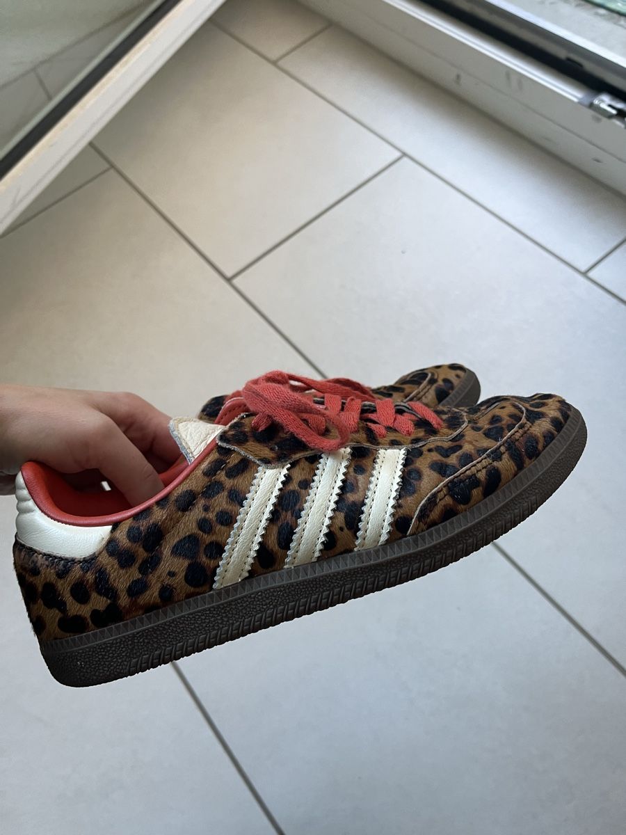 Damenschuhe: Adidas Gazelles in Leomuster – Gebraucht aus Zürich von Lea_hdj7 1