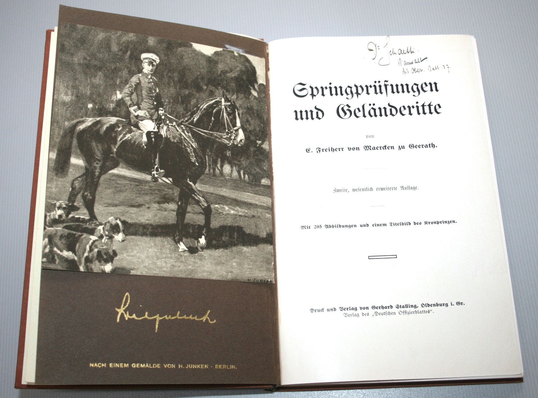 Libri: zu Gerath: Springprüfungen und Geländeritte, Pferde, 1911 – Usato da Schaffhausen venduto da Kartenprofi