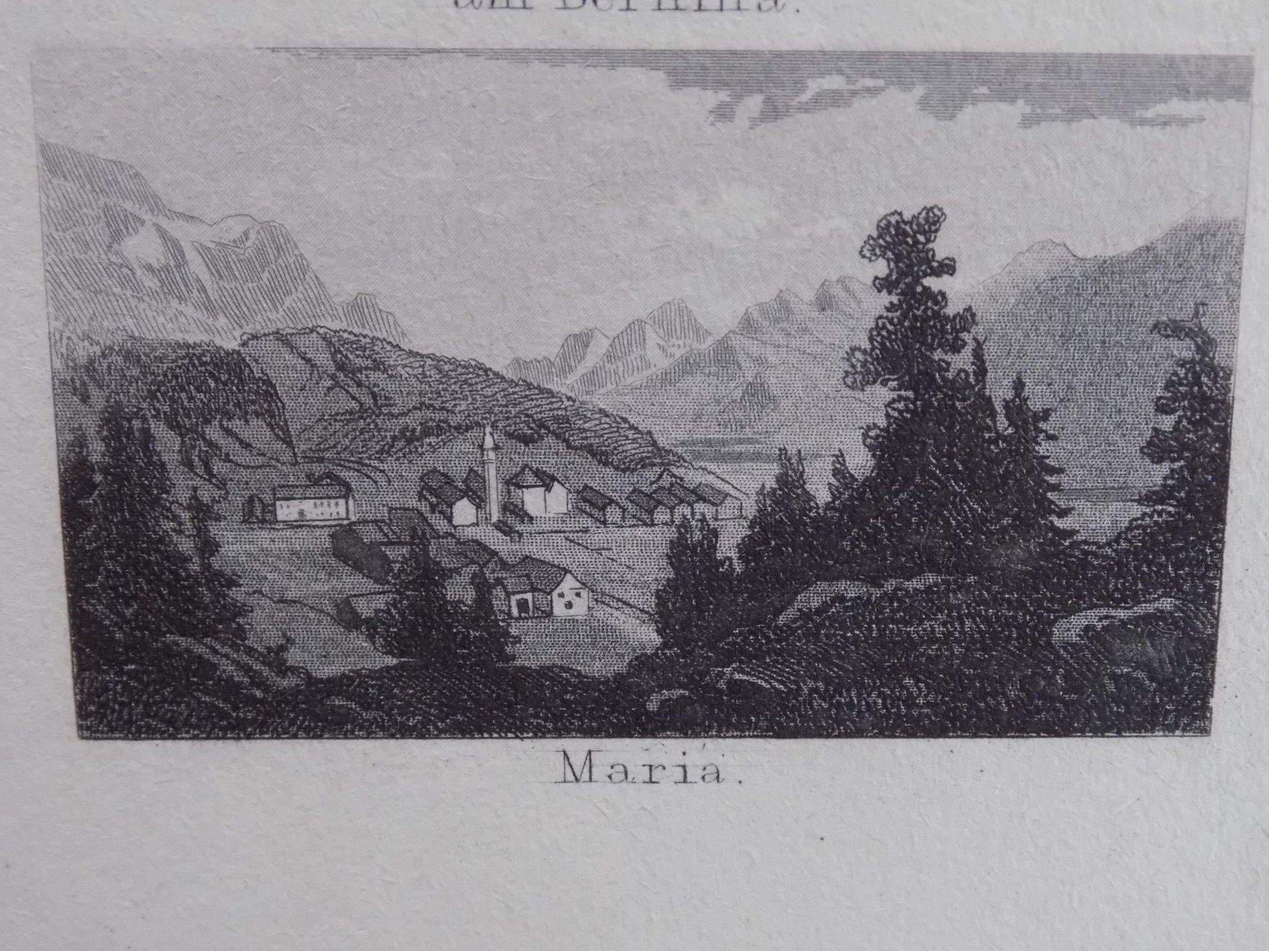 Gravures: Oberengadin Bernina Maria – D'occasion à Risch par Rischli15 8