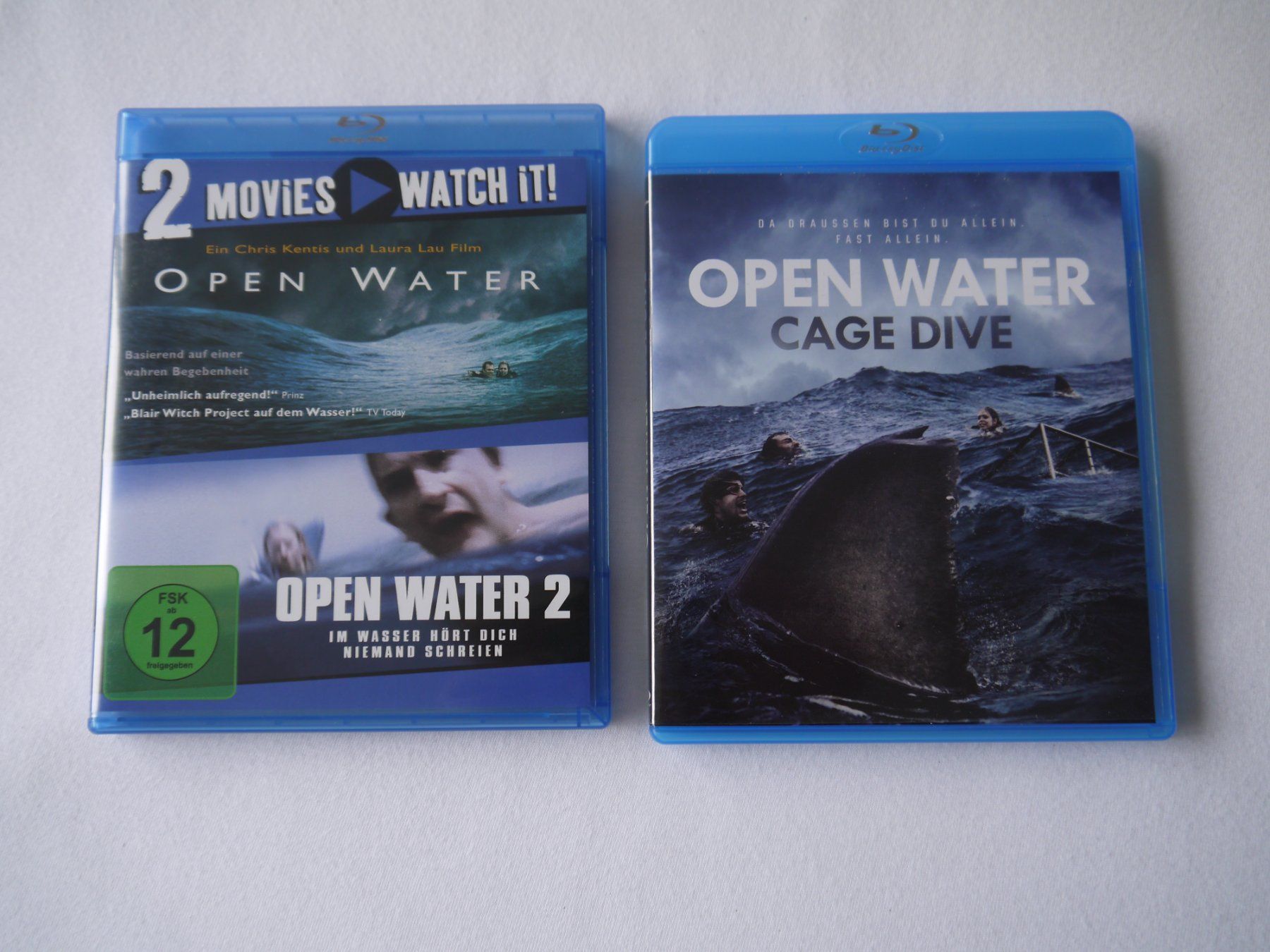 Tutti i DVDs: OPEN WATER - Trilogie - Blu Ray – Usato da Hagendorn venduto da Blaf