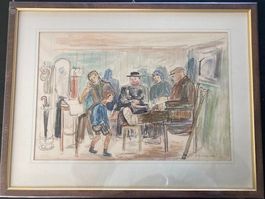 Gimmi Wilhelm. Im Wartezimmer des Arztes
