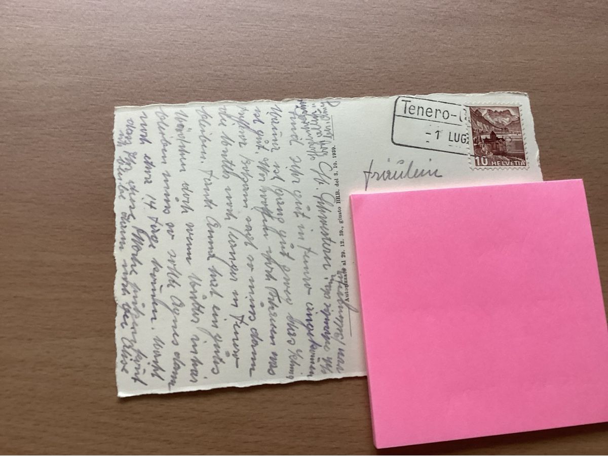 Cartoline postali: AK Saluti da Tenero – Usato da Wassen UR venduto da SABDOM 1