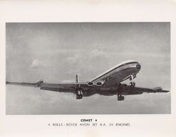 Comet 4 - 4 Rolls Royce Avon Jet R.A. 29 Engines