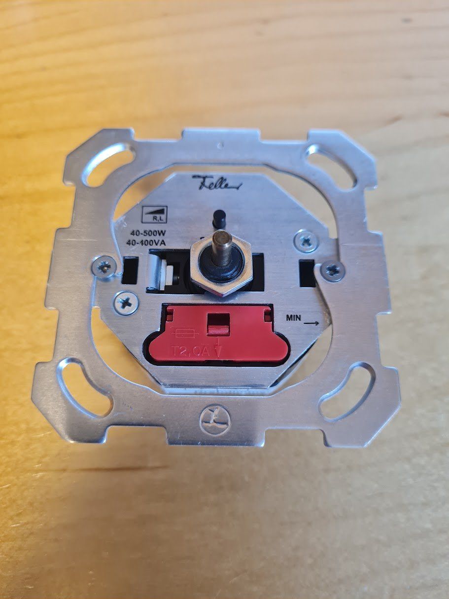 Feller Schalter: Dimmer Feller Edizio due – Gebraucht aus Lostorf von