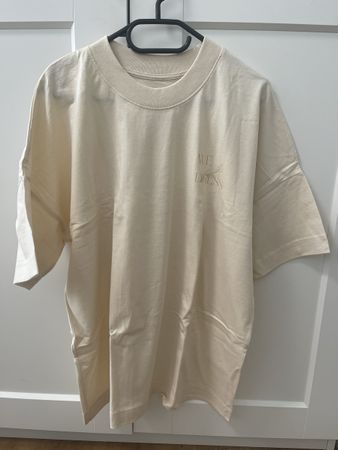 Oversized Fit T-Shirt Gr L in Beige Neu