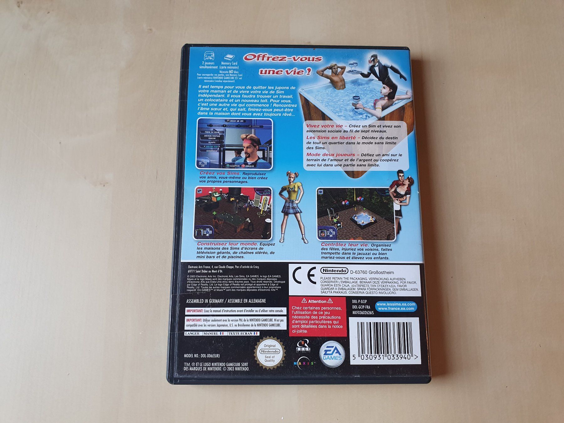 Nintendo Giochi: Les Sims – Usato da Stansstad venduto da collectorsshop 1