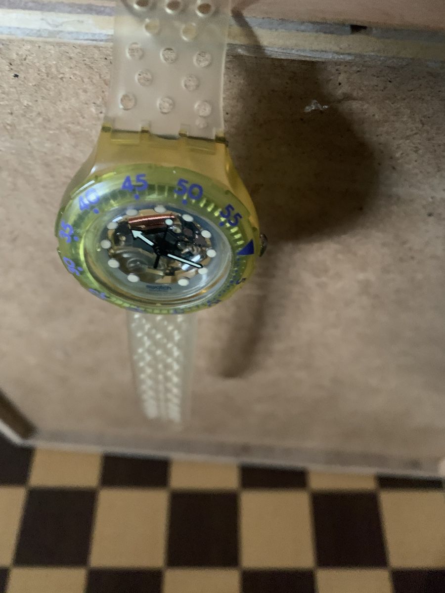 Swatch Uhren: Swatch Uhr Scuba Jelly bubbles 1990 – Gebraucht aus Brugg AG von Simone92 3