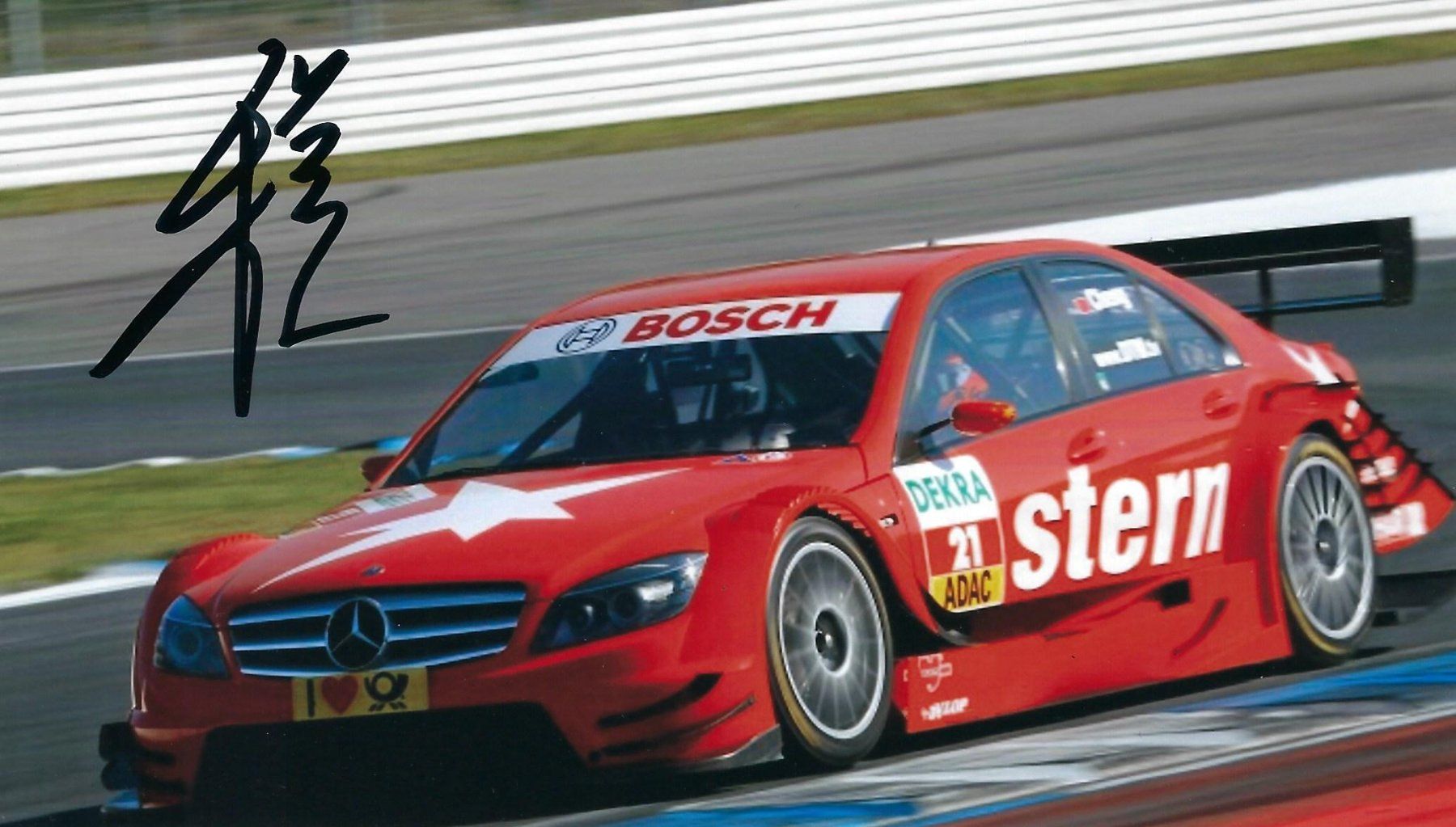 Autografi: Foto; Congfu Cheng, DTM – Usato da Aarburg venduto da Hktm