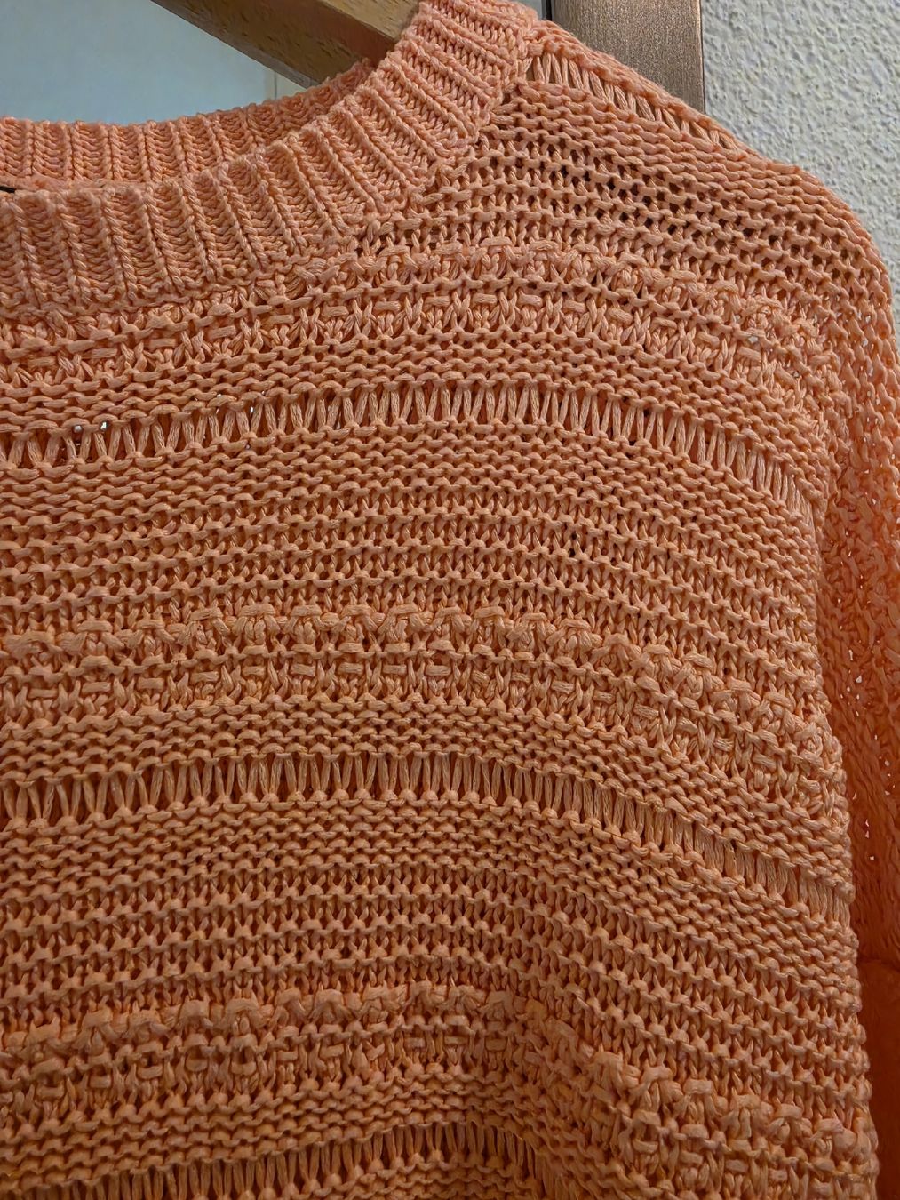 Maglioni & Felpe: Chicorée Netz-Strickpullover Peach / Orange Gr. XS  – Nuovo (secondo la descrizione) da Zofingen venduto da stm_dl82 1