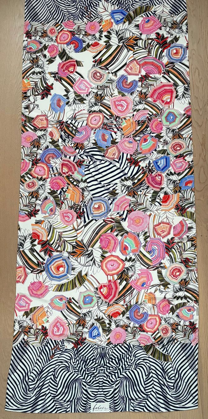 Fabric Frontline Foulard & Sciarpe: Fabric Frontline Seidenfoulard – Nuovo (secondo la descrizione) da Weiach venduto da RERW 1