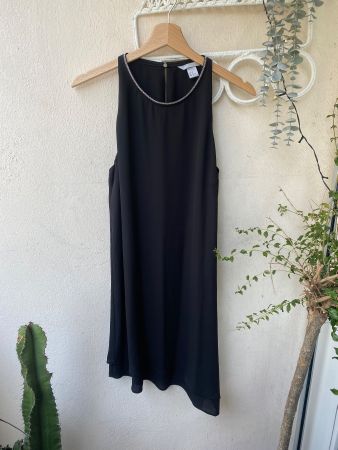 Robe noire H&M ornée taille 40 bon état