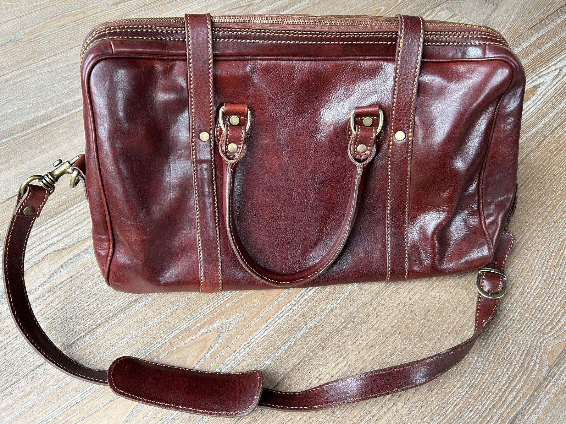 Borse: Tuscany Leather Echtleder - Reisetasche – Nuovo (secondo la descrizione) da Dietikon venduto da pharus 1