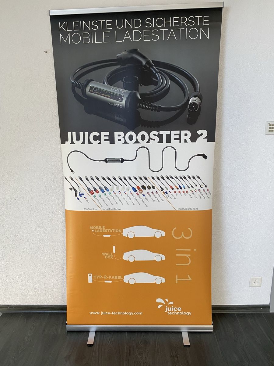 Allestimento di negozi e stand fieristici: Roll Up Banner Juice Booster 2 – Usato da Hägglingen venduto da Karin0802