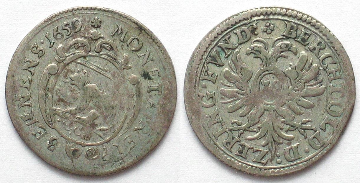 Alle Münzen: BERN 20 Kreuzer 1659 Silber RAR!!! – Gebraucht aus Riehen von sesambestcoins2004